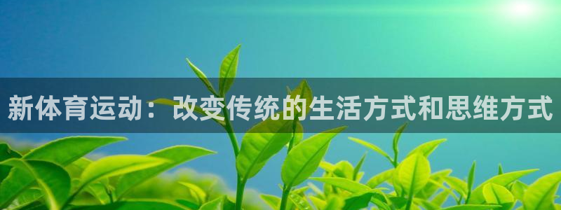 vsport体育官网下载娱乐：新体育运动：改变传统的